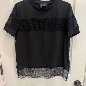 The Kooples Black Sport Top